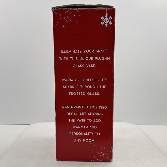 Trimmerry Winter Friends Lighted Vase 11.75" Snowman Dona Gelsinger Cardinals - Picture 11 of 14